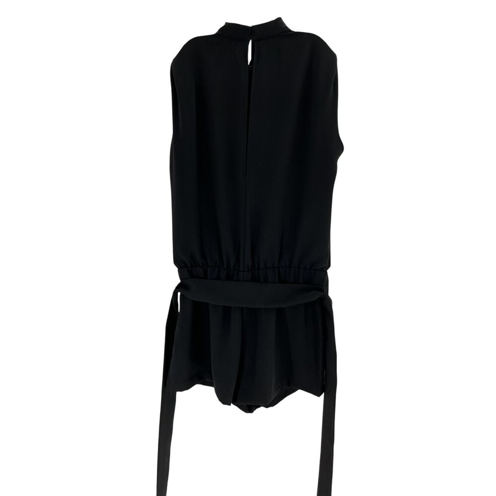 Amanda Uprichard x Revolve 'Fabienne' Black Polyester Romper Size M - Picture 3 of 4